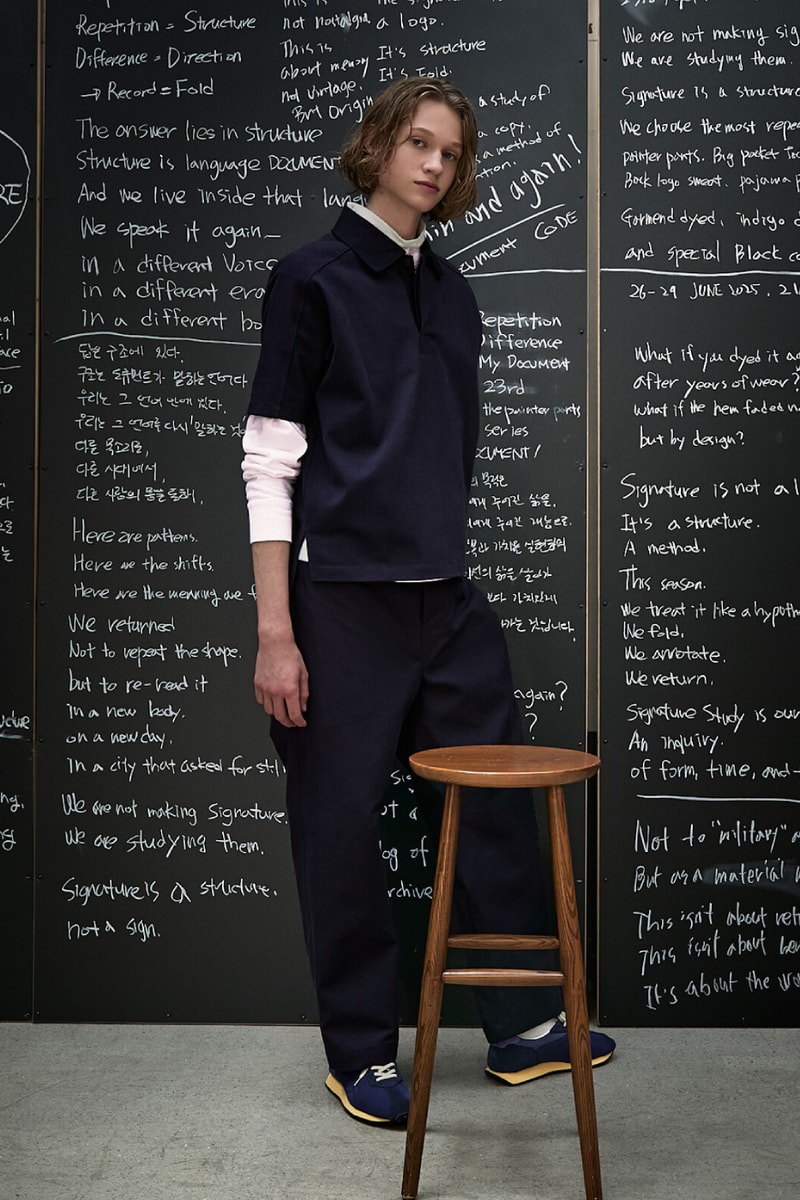 Document Spring/Summer 2026 Collection "The Signature Study" Lookbook Info