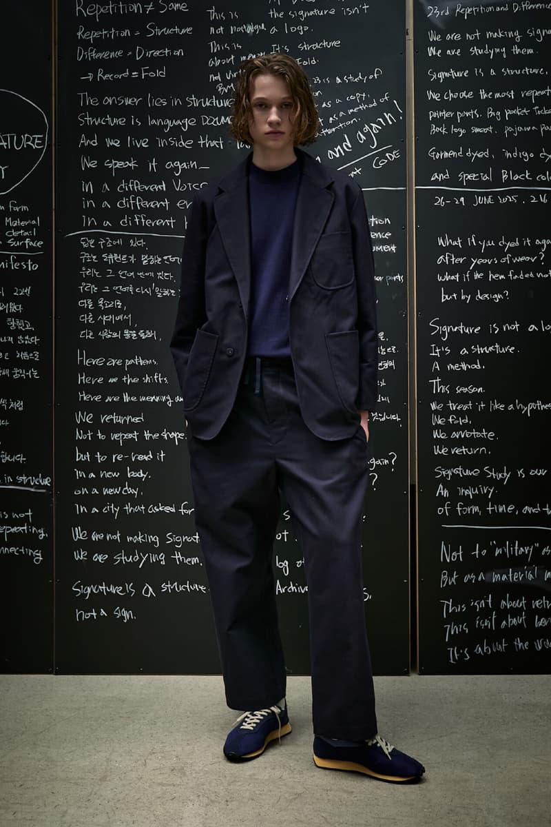 Document Spring/Summer 2026 Collection "The Signature Study" Lookbook Info