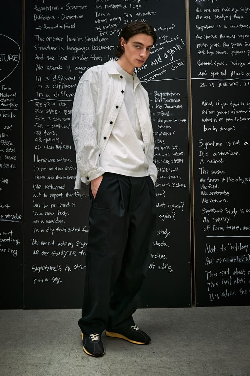 Document Spring/Summer 2026 Collection "The Signature Study" Lookbook Info