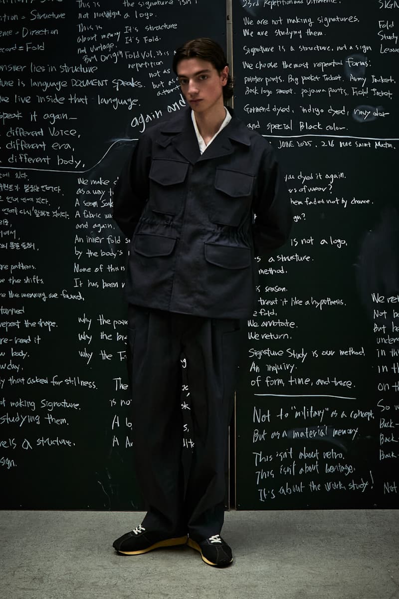 Document Spring/Summer 2026 Collection "The Signature Study" Lookbook Info