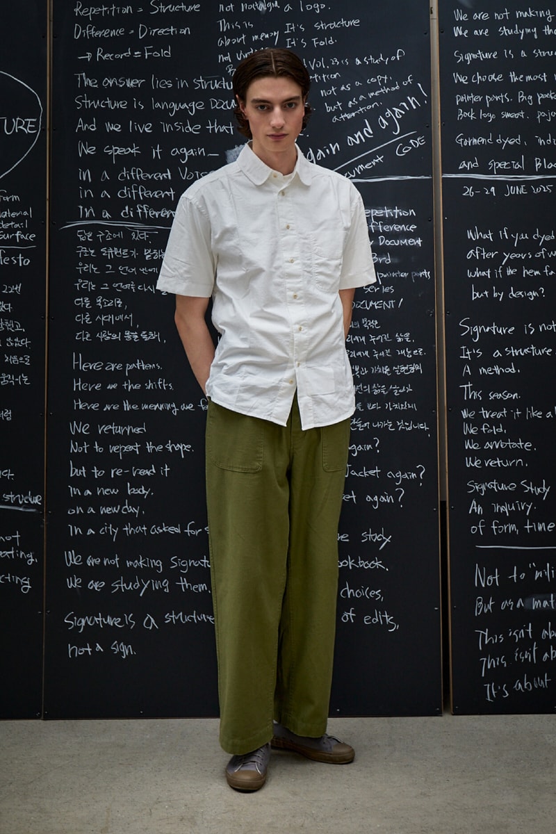 Document Spring/Summer 2026 Collection "The Signature Study" Lookbook Info