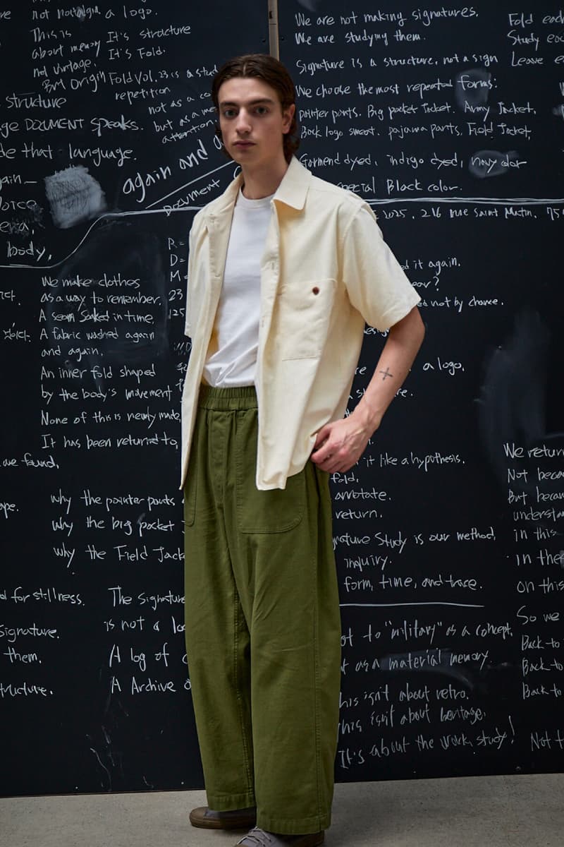 Document Spring/Summer 2026 Collection "The Signature Study" Lookbook Info