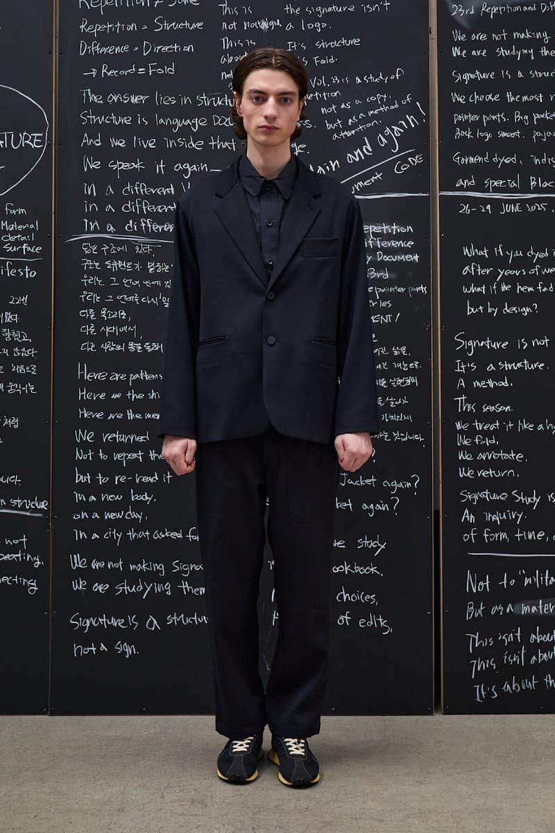 Document Spring/Summer 2026 Collection "The Signature Study" Lookbook Info