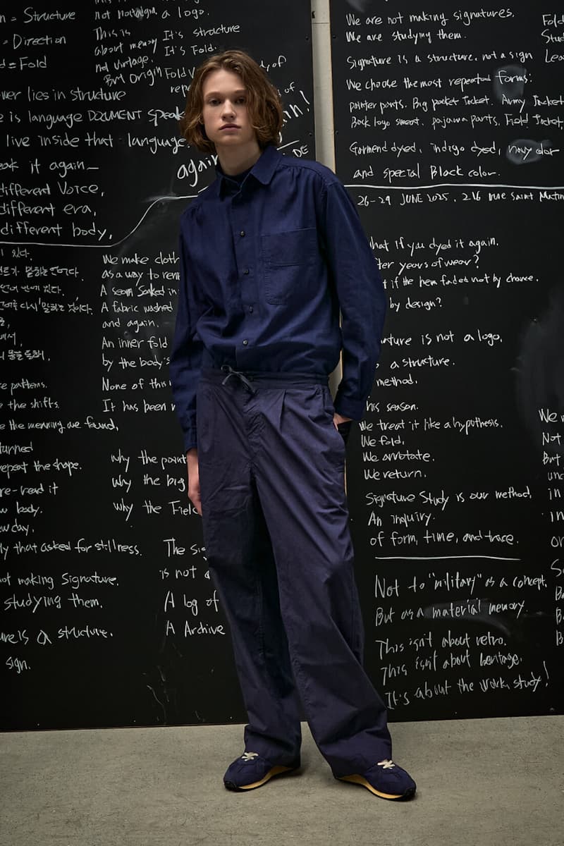 Document Spring/Summer 2026 Collection "The Signature Study" Lookbook Info