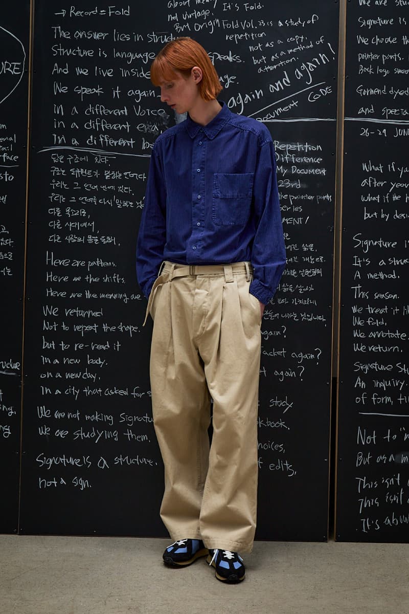 Document Spring/Summer 2026 Collection "The Signature Study" Lookbook Info