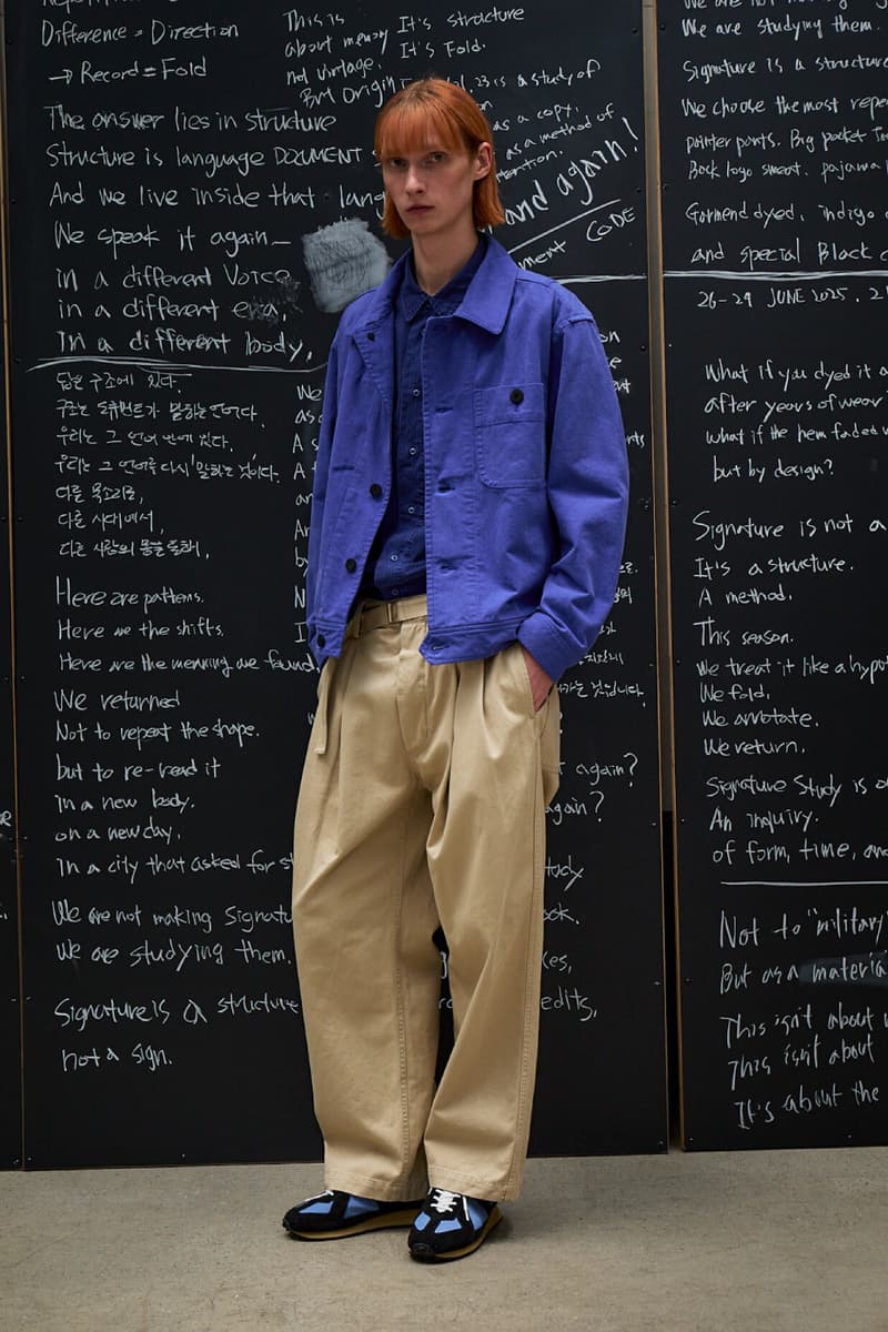 Document Spring/Summer 2026 Collection "The Signature Study" Lookbook Info