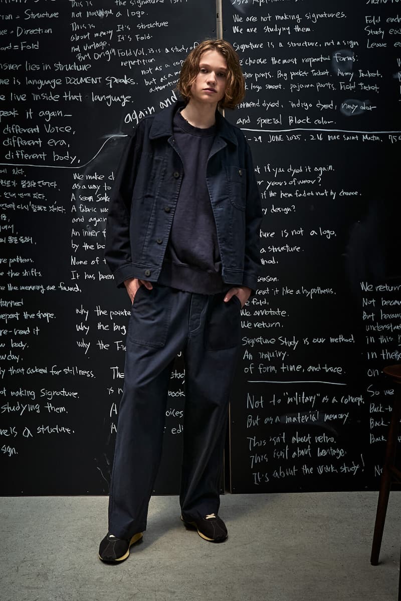 Document Spring/Summer 2026 Collection "The Signature Study" Lookbook Info
