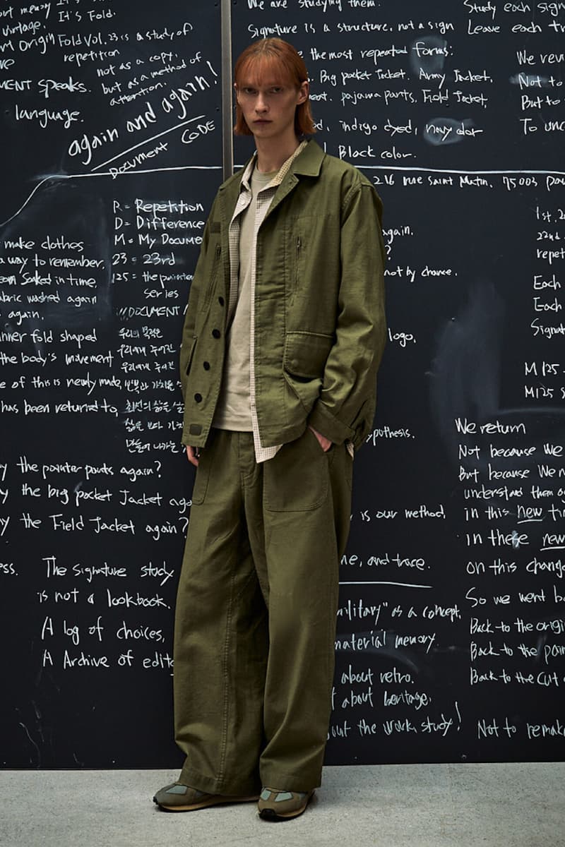 Document Spring/Summer 2026 Collection "The Signature Study" Lookbook Info