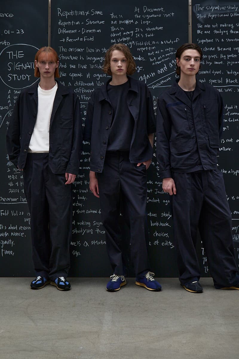 Document Spring/Summer 2026 Collection "The Signature Study" Lookbook Info