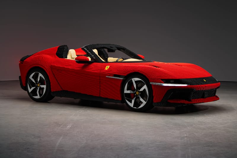 LEGO and Ferrari’s Life-Sized 12Cilindri Spider Uses More Than Half a Million Bricks