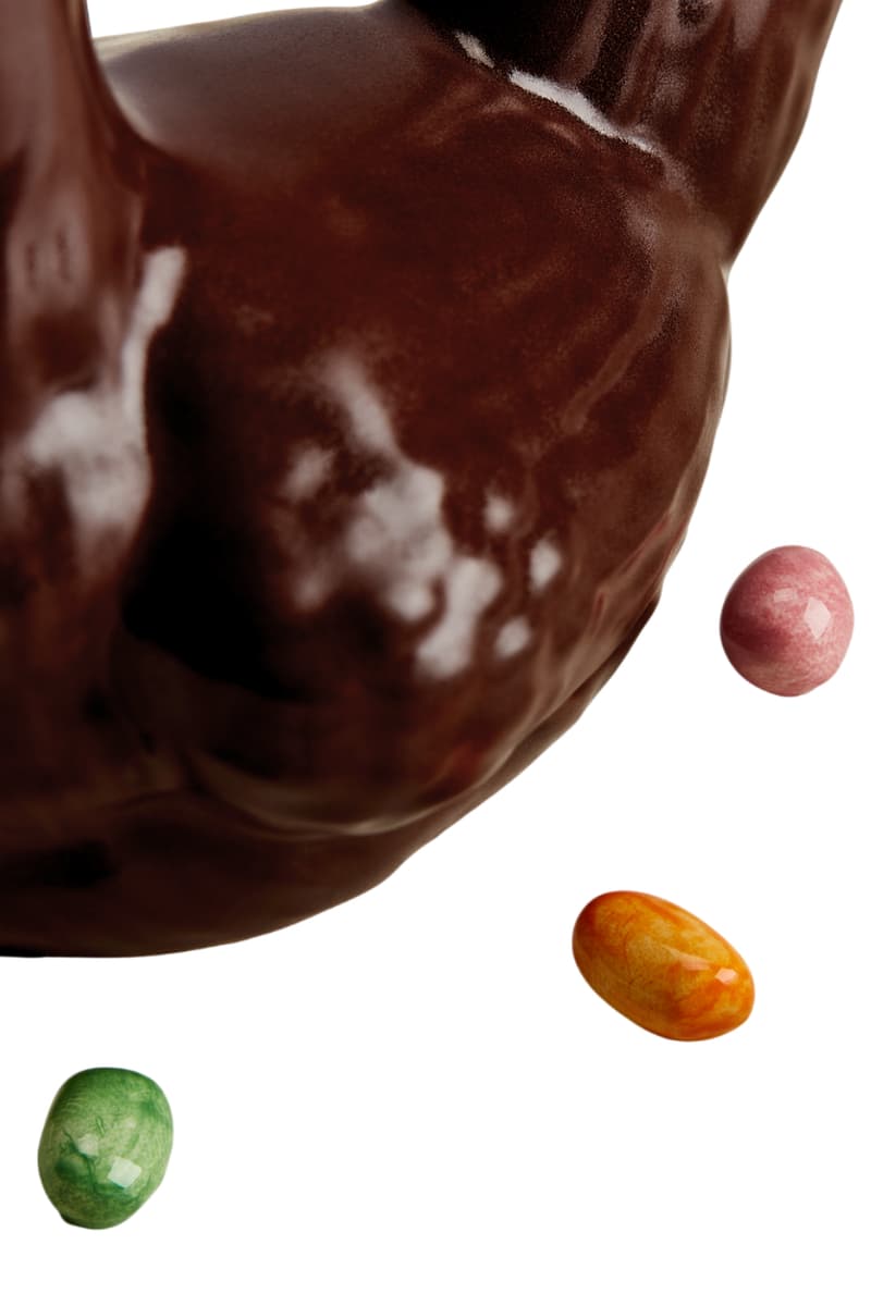 Dior Chocolate Egg at 30 montaigne by yannick alleno Trompe L œil Easter Plate Release Info