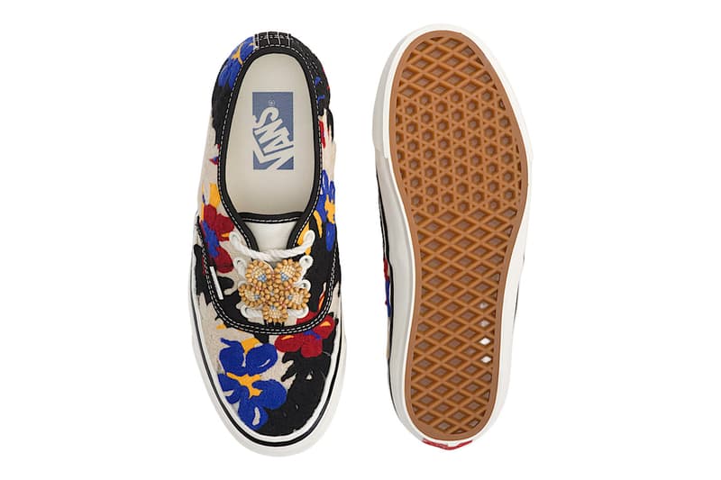 Vans Premium Authentic 44 Floral Needlework VN000Y0S448 Release Info