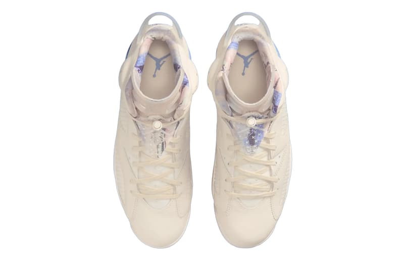 Air Jordan 6 "Sashiko" Pale Ivory/Multi-Color-Work Blue-White  IR7255-110 Official Images