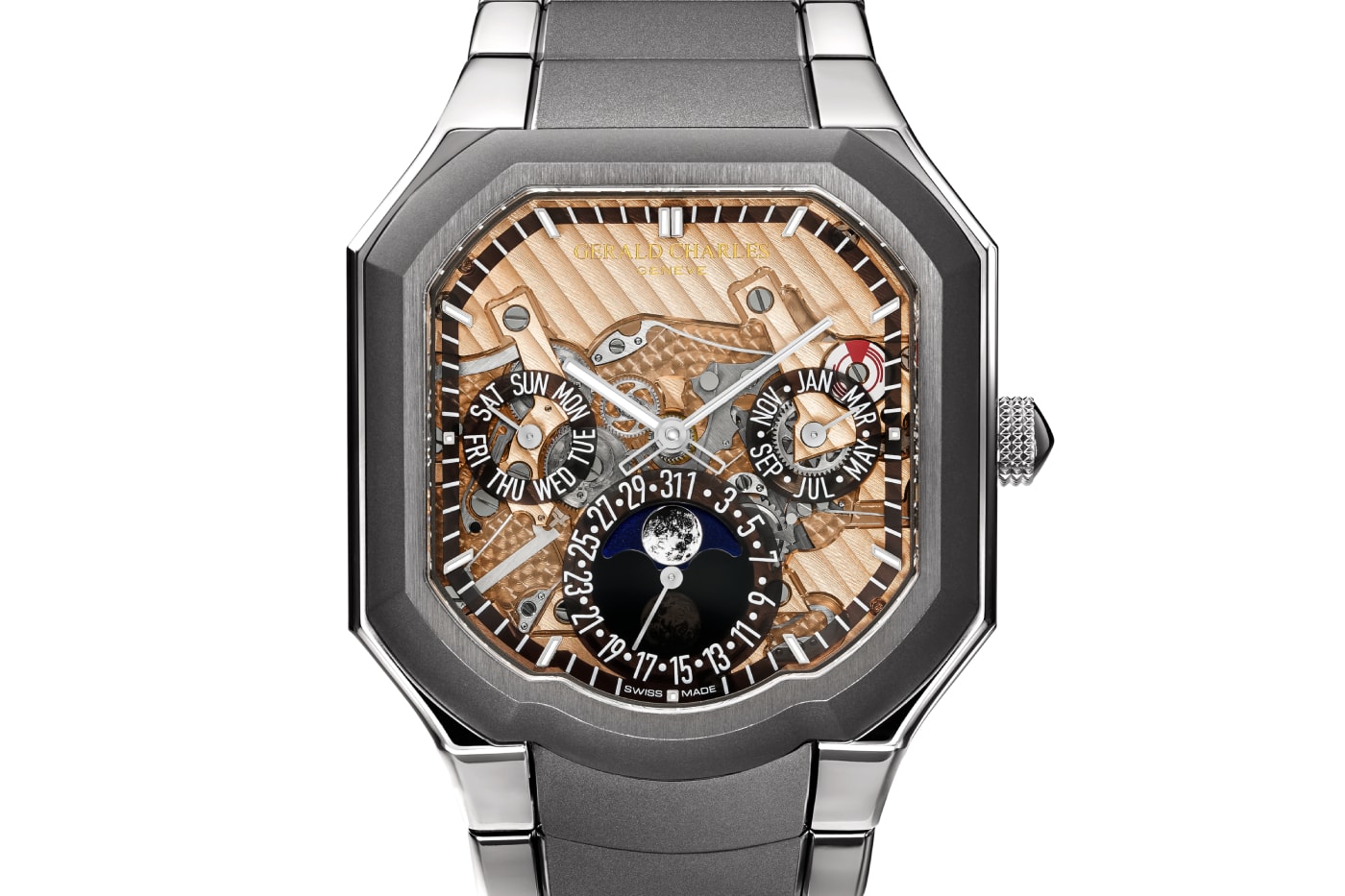 Gerald Charles Masterlink Perpetual Calendar ​ML11.0-TNBR-TNSB-BR00SR-TNDP ML11.0-TNBR-TNSB-SP31PS-TNDP  Release Info Watches and Wonders 2026