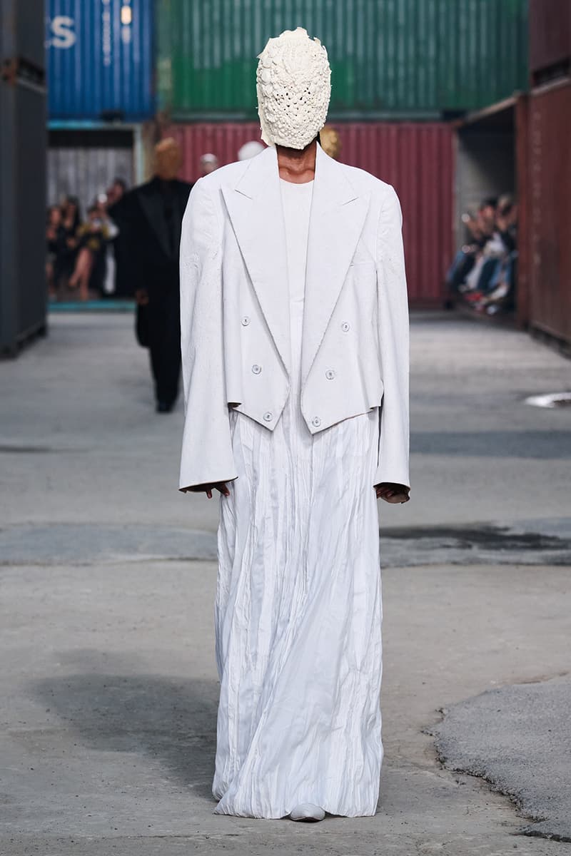 Maison Margiela FW26 Shanghai Fashion Week Collection Glenn Martens Maison Margiela FW26 Brings a Parisian Flea Market to a Shanghai Shipyard Artisanal ready to wear