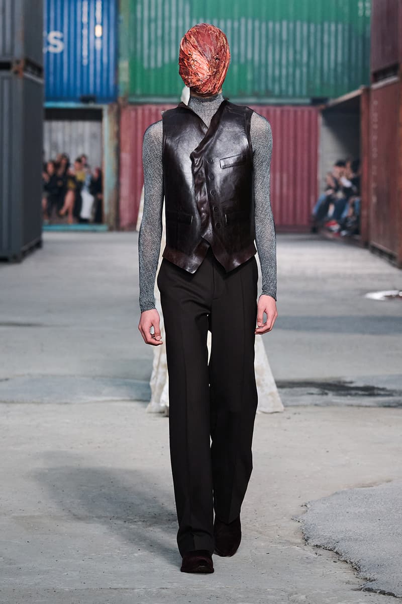 Maison Margiela FW26 Shanghai Fashion Week Collection Glenn Martens Maison Margiela FW26 Brings a Parisian Flea Market to a Shanghai Shipyard Artisanal ready to wear