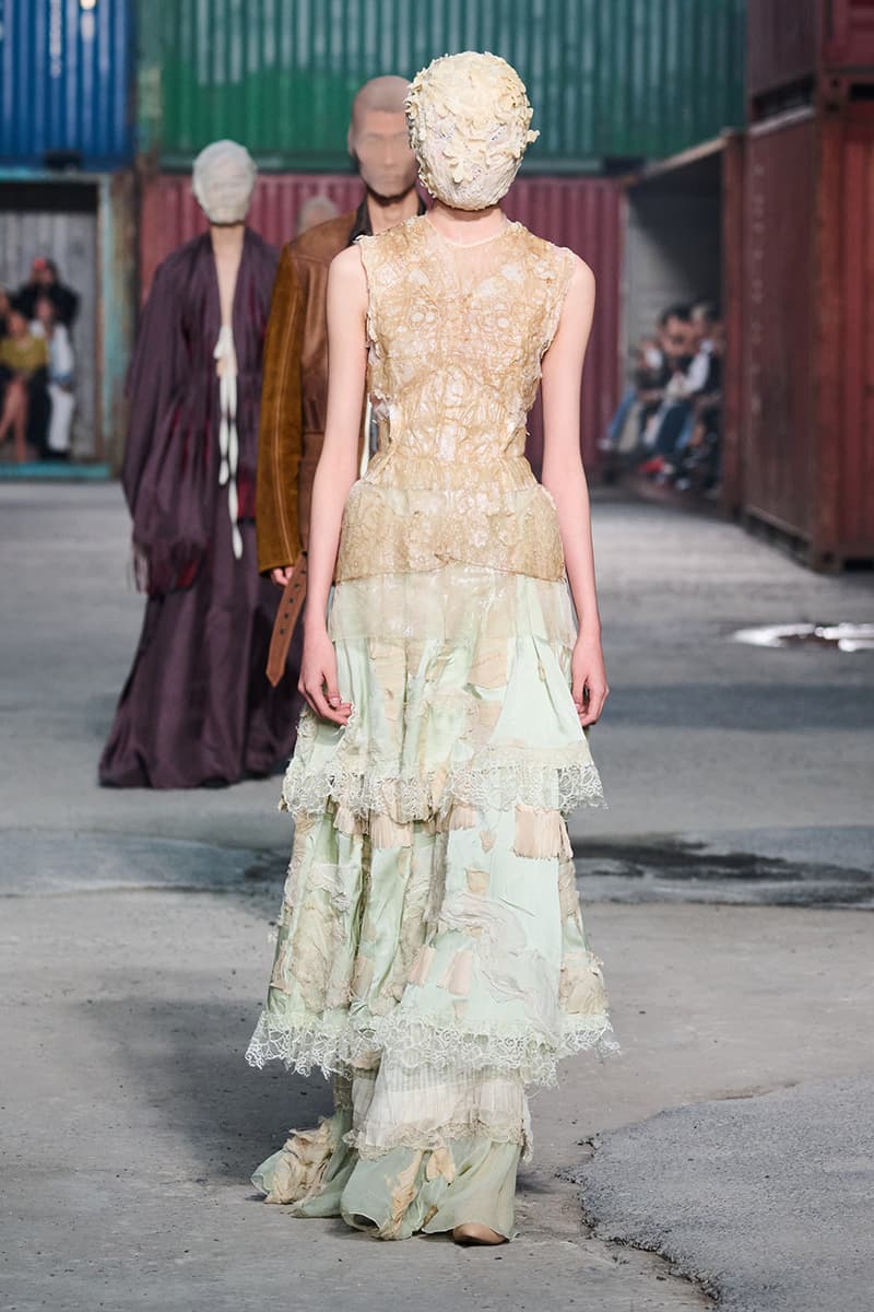 Maison Margiela FW26 Shanghai Fashion Week Collection Glenn Martens Maison Margiela FW26 Brings a Parisian Flea Market to a Shanghai Shipyard Artisanal ready to wear