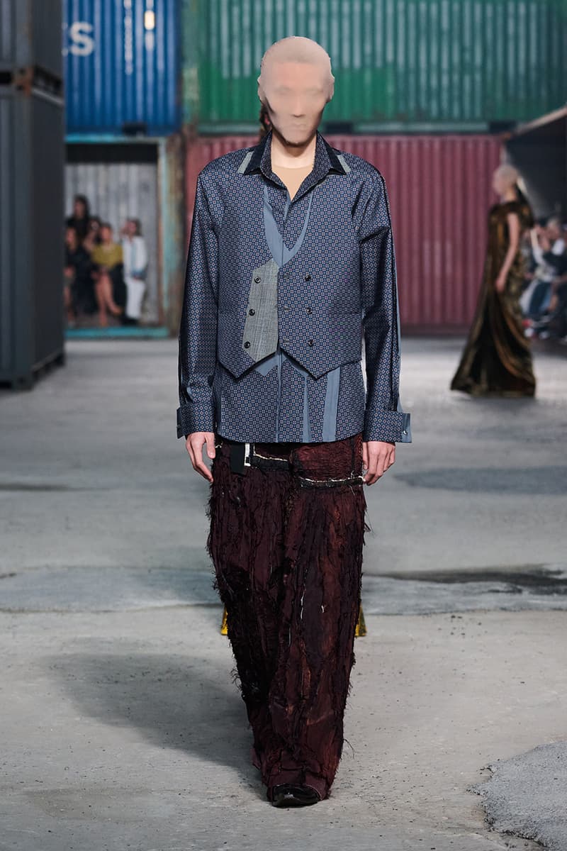 Maison Margiela FW26 Shanghai Fashion Week Collection Glenn Martens Maison Margiela FW26 Brings a Parisian Flea Market to a Shanghai Shipyard Artisanal ready to wear