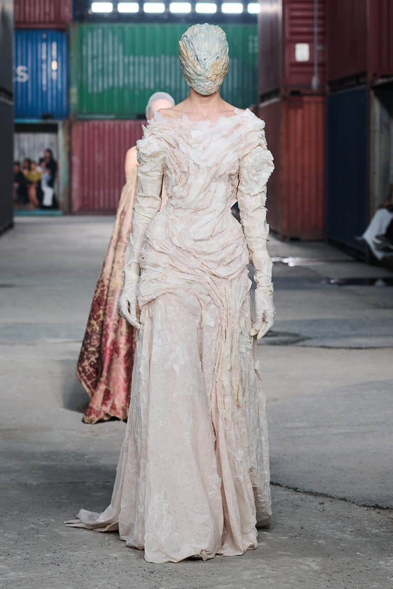 Maison Margiela FW26 Shanghai Fashion Week Collection Glenn Martens Maison Margiela FW26 Brings a Parisian Flea Market to a Shanghai Shipyard Artisanal ready to wear