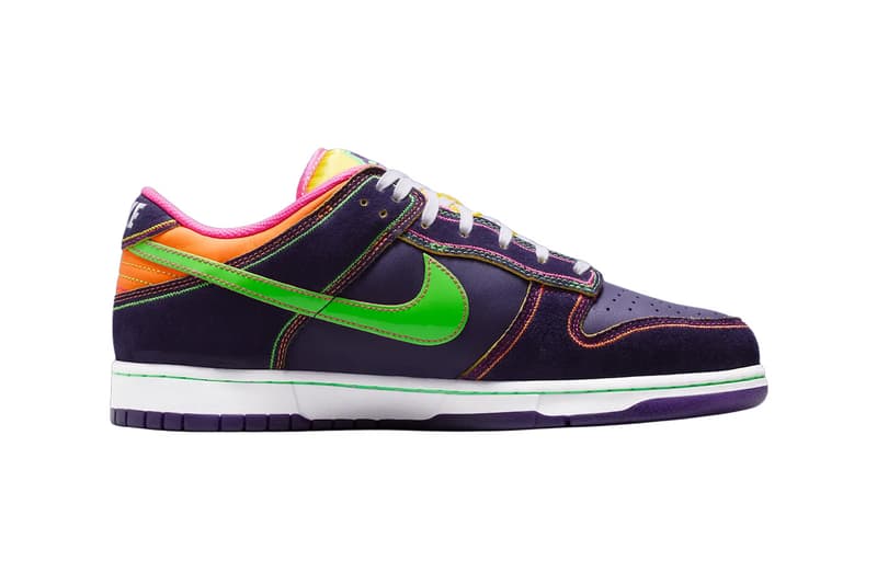 Nike Dunk Low Dynasty Purple/Garden Purple-Netherlands Orange IR1526-500 Official Images