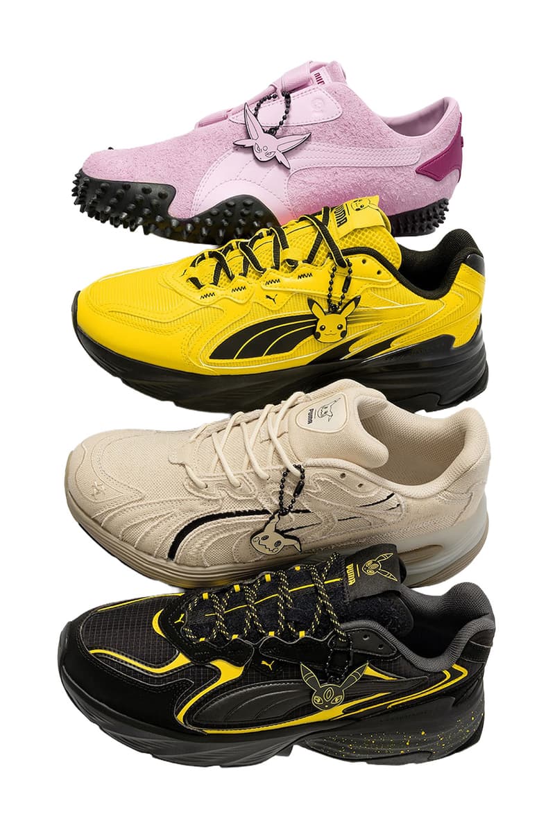 Pokémon x PUMA Collection Apparel Footwear Official Images