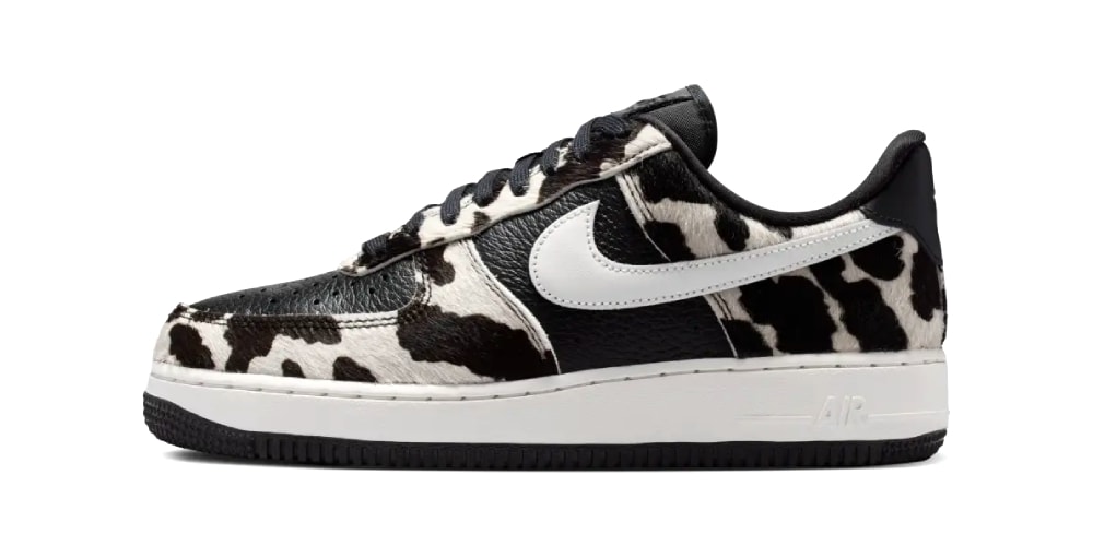 Nike Wraps the Air Force 1 Low in "Cow Print"