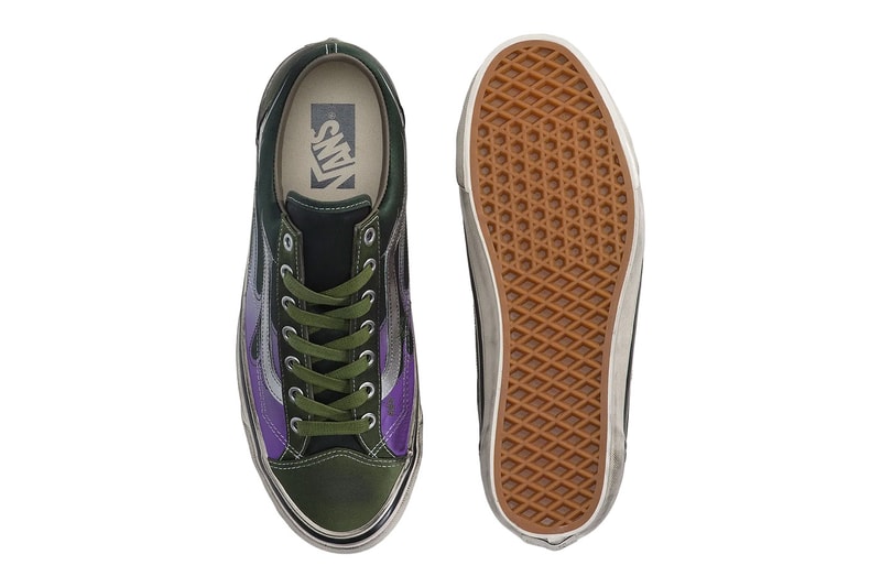 Vans Old Skool LX “Archive Flame” Pack Green/Purple-Grey VN000D9RGRK VN000D9RCJK Black/Orange-Red VN000D9RCCZ White/Grey-Black Release Info