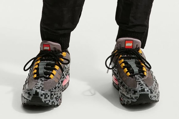 LEGO x Nike Air Max 95 "Brick Pixel" Smoke Grey/Metallic Silver-Black-University Gold-Hyper Pink Release Info