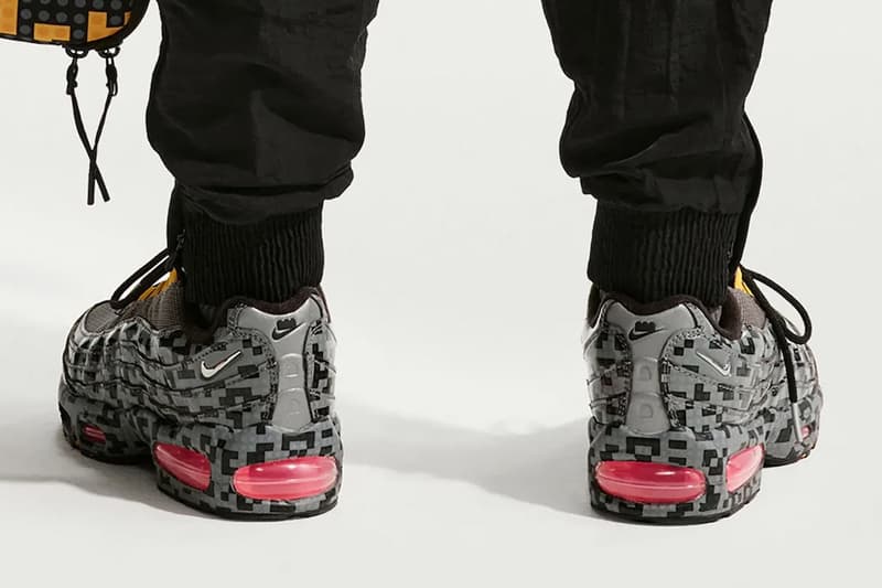 LEGO x Nike Air Max 95 "Brick Pixel" Smoke Grey/Metallic Silver-Black-University Gold-Hyper Pink Release Info