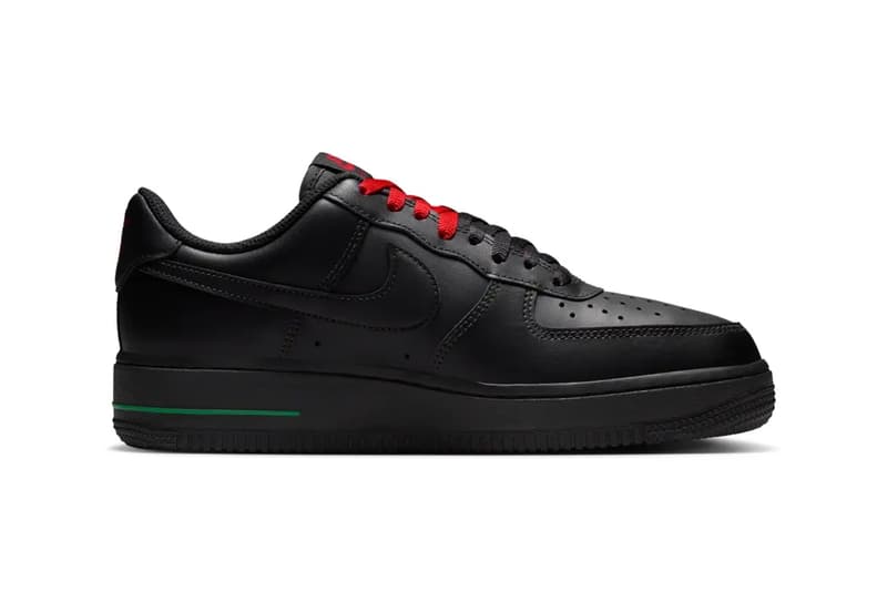 Nike Air Force 1 Low SE "Rose Black" Release Info Black/Sport Red-Pine Green-Black