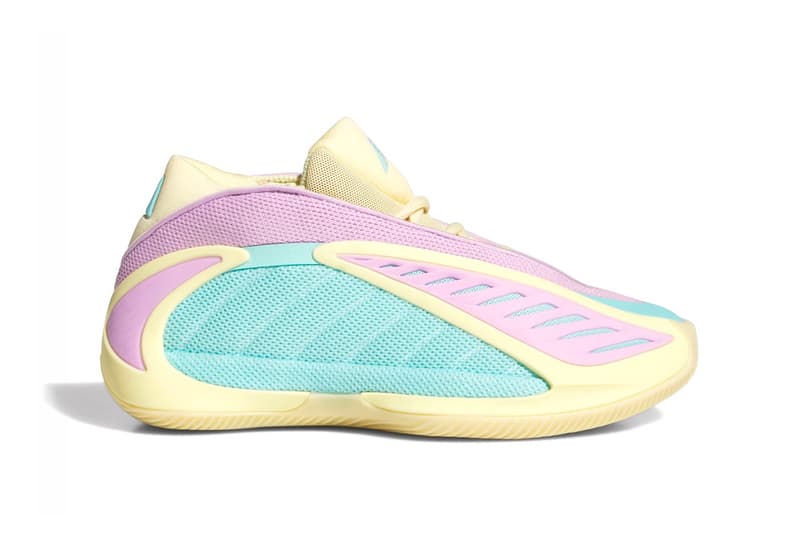 adidas Anthony Edwards 2 "Easter" Almost Yellow/Bliss Lilac-Flash Aqua JQ9505 ae2 low