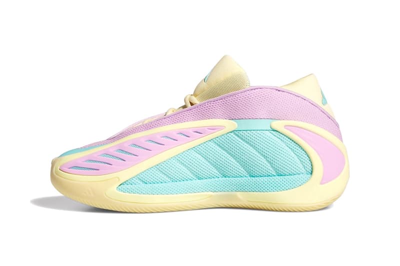 adidas Anthony Edwards 2 "Easter" Almost Yellow/Bliss Lilac-Flash Aqua JQ9505 ae2 low