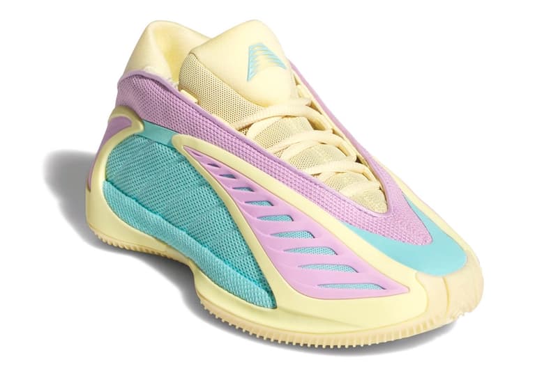 adidas Anthony Edwards 2 "Easter" Almost Yellow/Bliss Lilac-Flash Aqua JQ9505 ae2 low