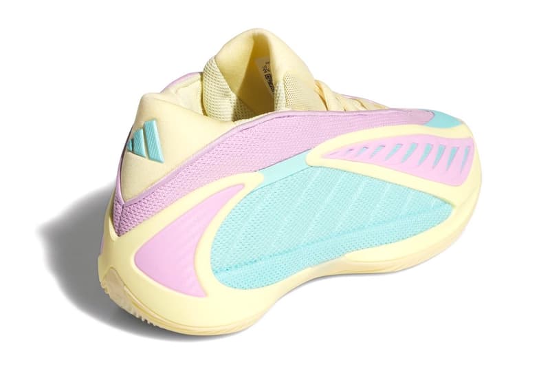 adidas Anthony Edwards 2 "Easter" Almost Yellow/Bliss Lilac-Flash Aqua JQ9505 ae2 low