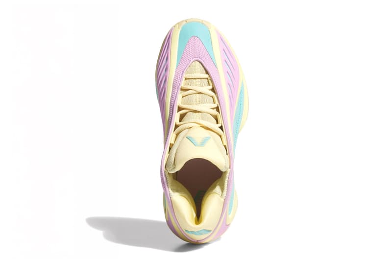 adidas Anthony Edwards 2 "Easter" Almost Yellow/Bliss Lilac-Flash Aqua JQ9505 ae2 low