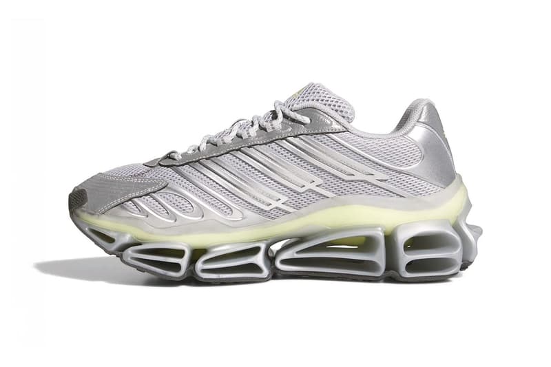 adidas Brings Futuristic Flair With the Megaride AG "Silver Metallic" KJ3001 core black sneaker shoe