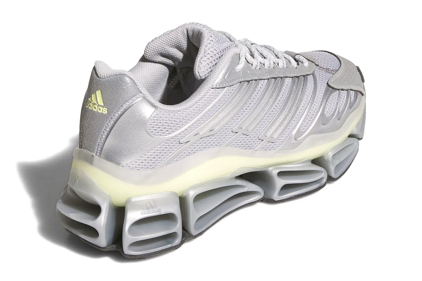 adidas Brings Futuristic Flair With the Megaride AG "Silver Metallic" KJ3001 core black sneaker shoe