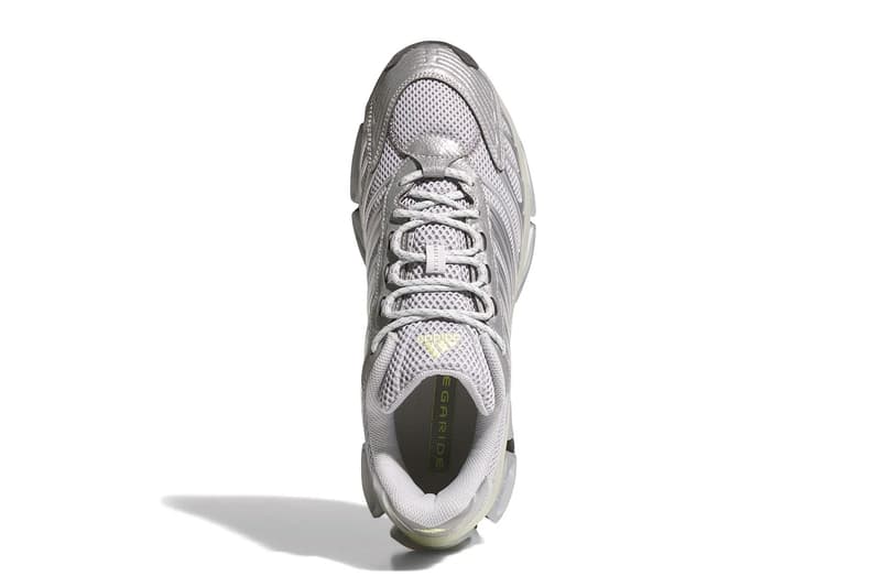 adidas Brings Futuristic Flair With the Megaride AG "Silver Metallic" KJ3001 core black sneaker shoe