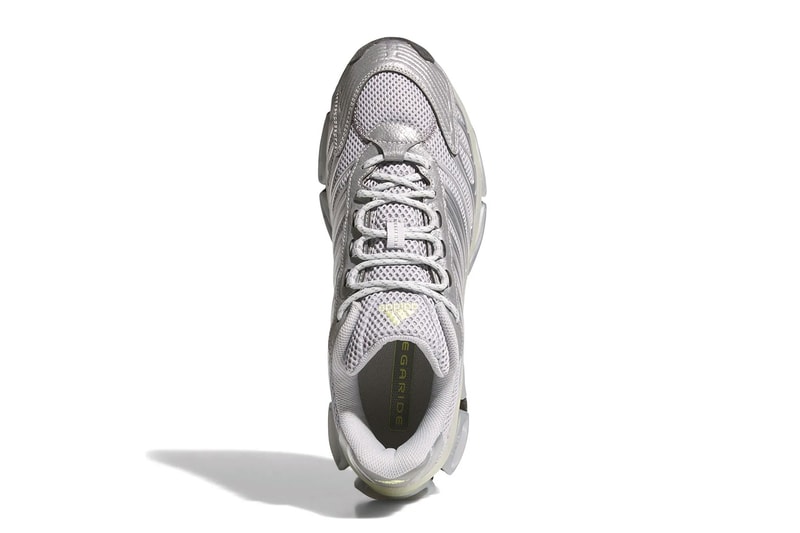 adidas Brings Futuristic Flair With the Megaride AG "Silver Metallic" KJ3001 core black sneaker shoe