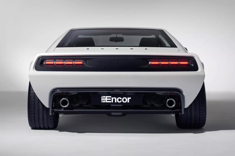 Encor Series 1 carbon-fiber Lotus Esprit restomod with analog-focused cockpit and modern details