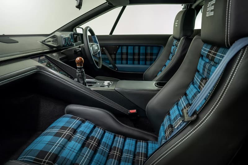 Encor Series 1 carbon-fiber Lotus Esprit restomod with analog-focused cockpit and modern details