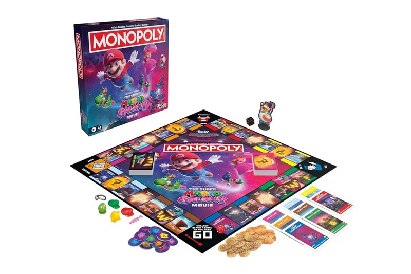 Hasbro Unveils 'The Super Mario Galaxy Movie' Monopoly Edition mario yoshi princess peach