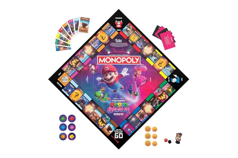 Hasbro Unveils 'The Super Mario Galaxy Movie' Monopoly Edition mario yoshi princess peach
