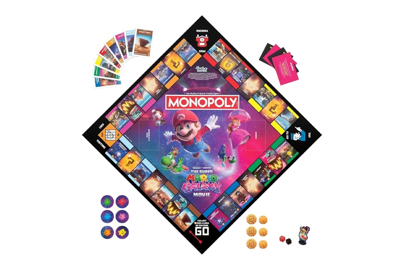 Hasbro Unveils 'The Super Mario Galaxy Movie' Monopoly Edition mario yoshi princess peach