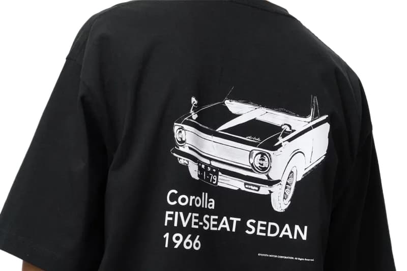 UNIQLO UT x Toyota graphic t-shirt collection featuring iconic automotive designs by Kosuke Kawamura - detail view 3