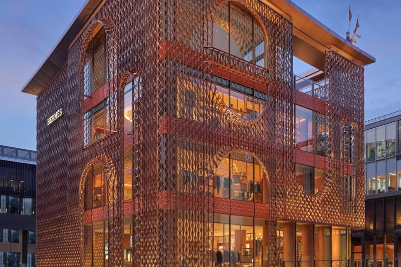 Hermès Unveils First Stand-Alone Store in Beijing Mamou-Mani Architects RDAI