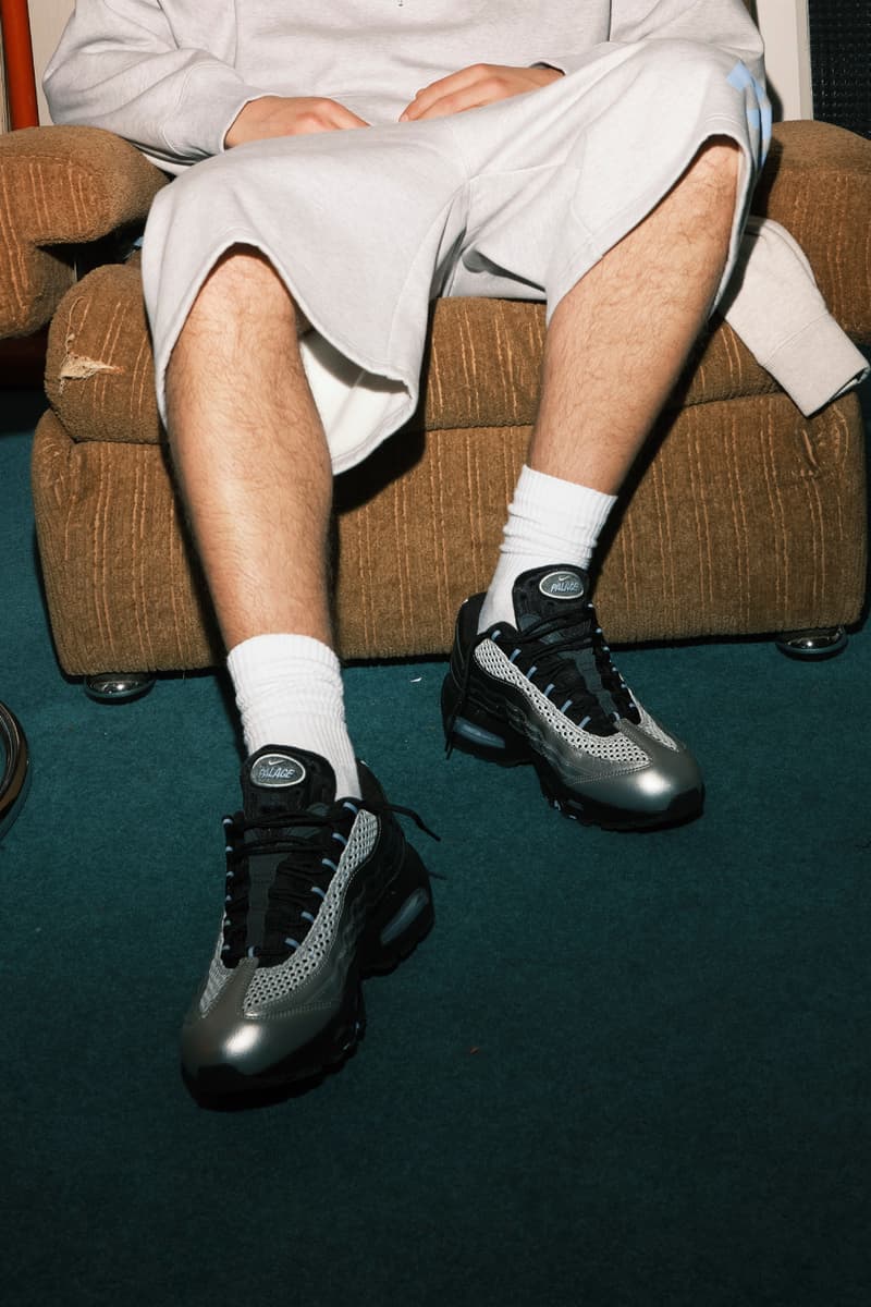 Palace Skateboards Nike Air Max 95 shoe apparel capsule Collaboration collection Release Info