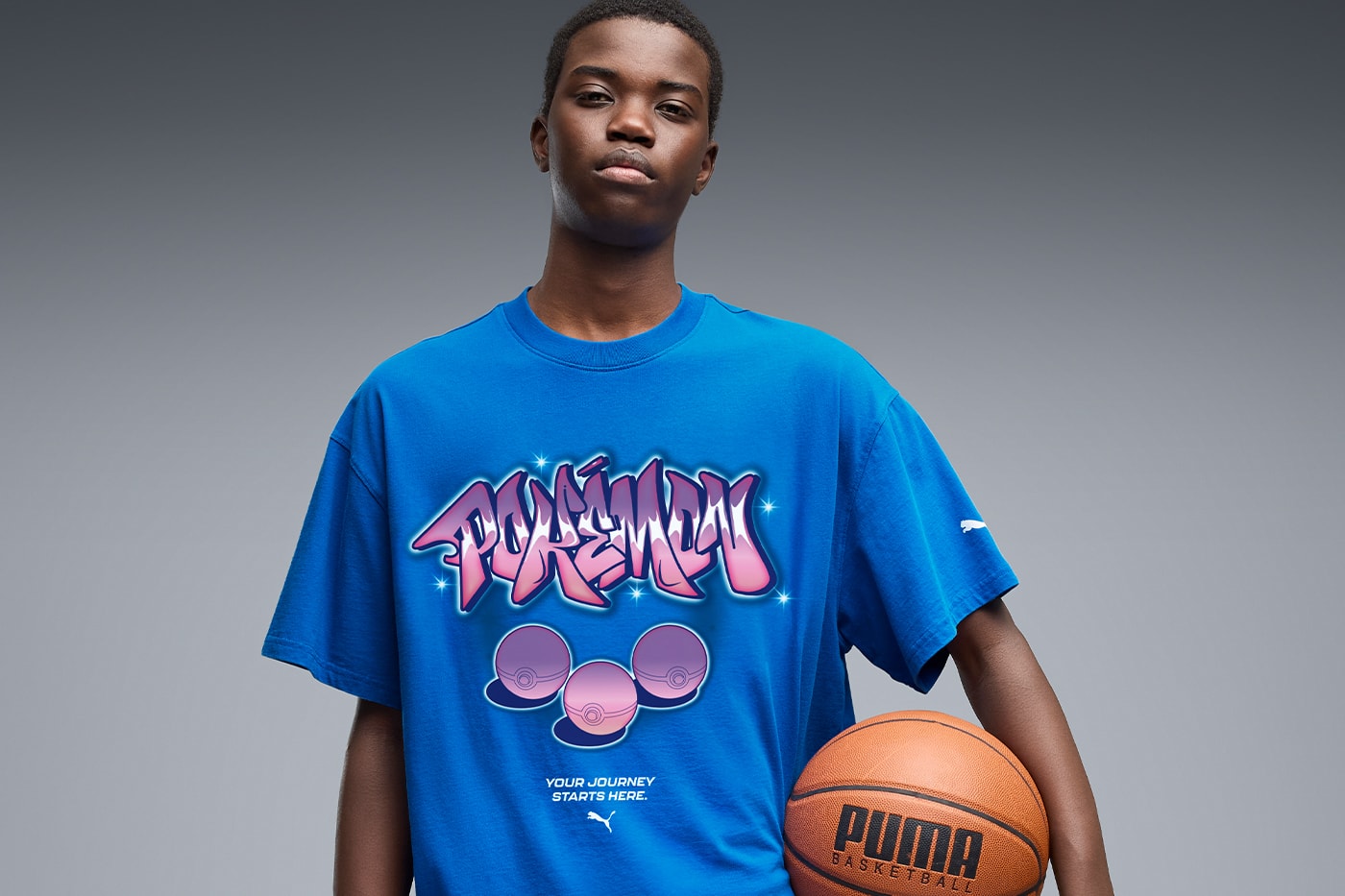Puma and Pokémon Venture "Into Another World" for 30th Anniversary Collection footwear apparel collaboration PUMA All-Pro NITRO 2 Sun Pokémon, Espeon, and the Moonlight Pokémon, Umbreon