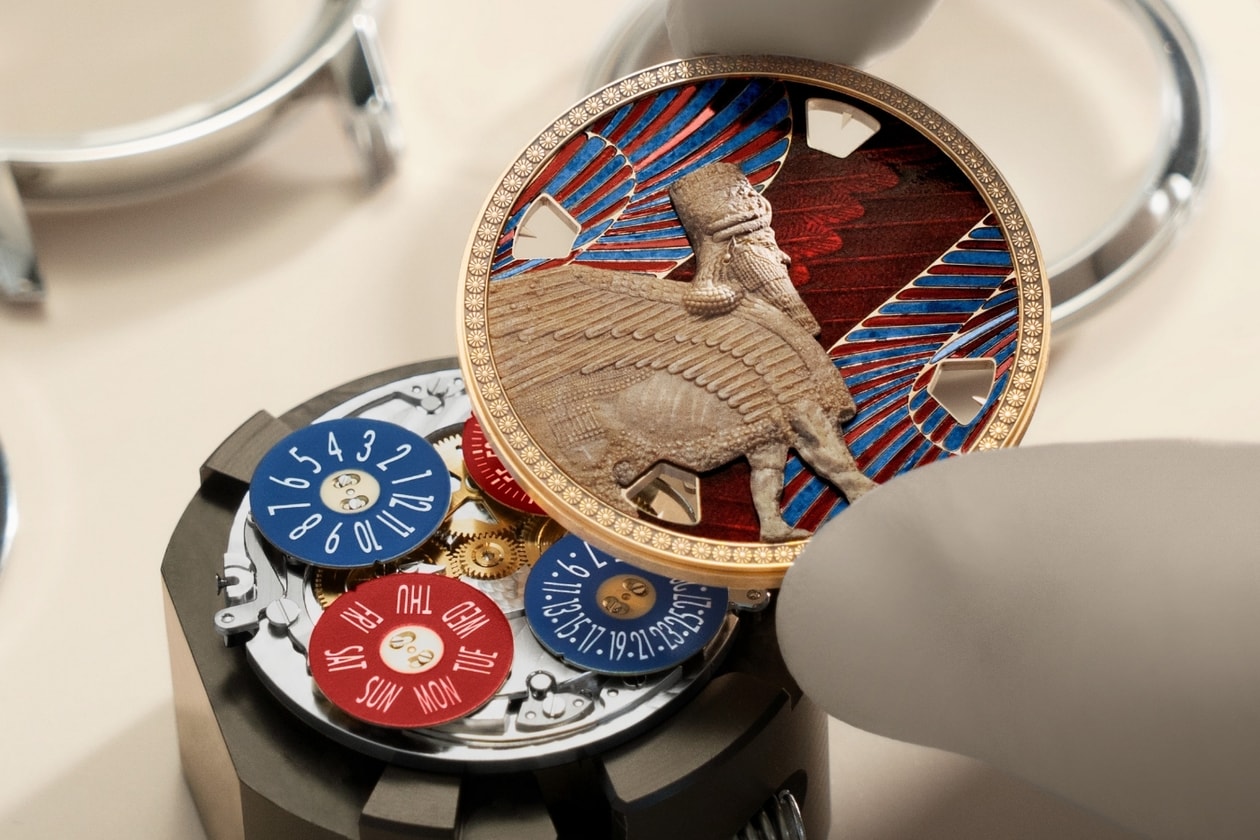 Vacheron Constantin Watches & Wonders 2026 Geneva Novelties Info Overseas Dual Time Cardinal Points Eerie Moon Phase Spring Blossom Historiques American 1921  Métiers d’Art Tribute to great civilisations:  Buste d’Akhénaton Lamassu de Sargon II Athéna de Velletri Tibre de l’Iseum Campense