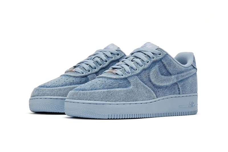 Ja Morant x Nike Air Force 1 Low "Denim" Light Armory Blue/Metallic Silver-White memphis grizzlies AF1